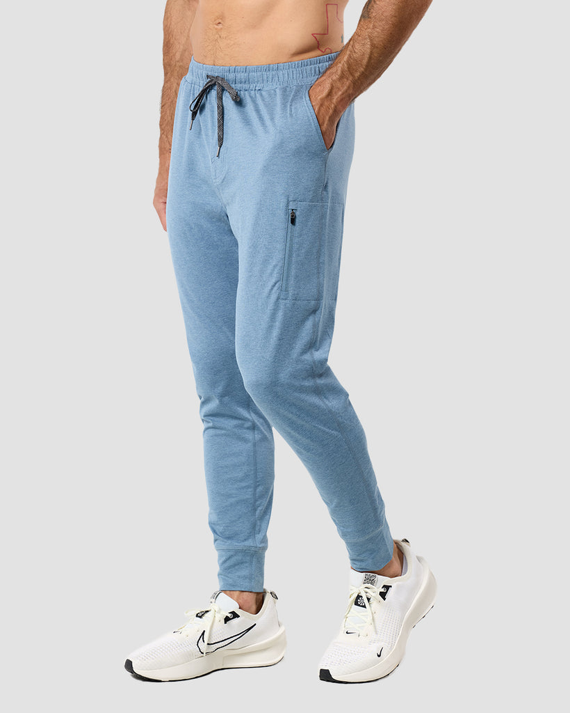 Daybreak Performance Joggers - Non-Branded-Dusty Blue-Regular-Front--Zac---L