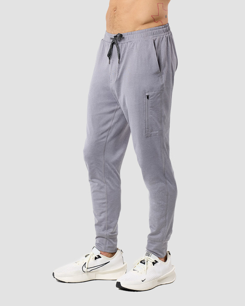 Daybreak Performance Joggers - Non-Branded-Grey-Regular-Front--Zac---L