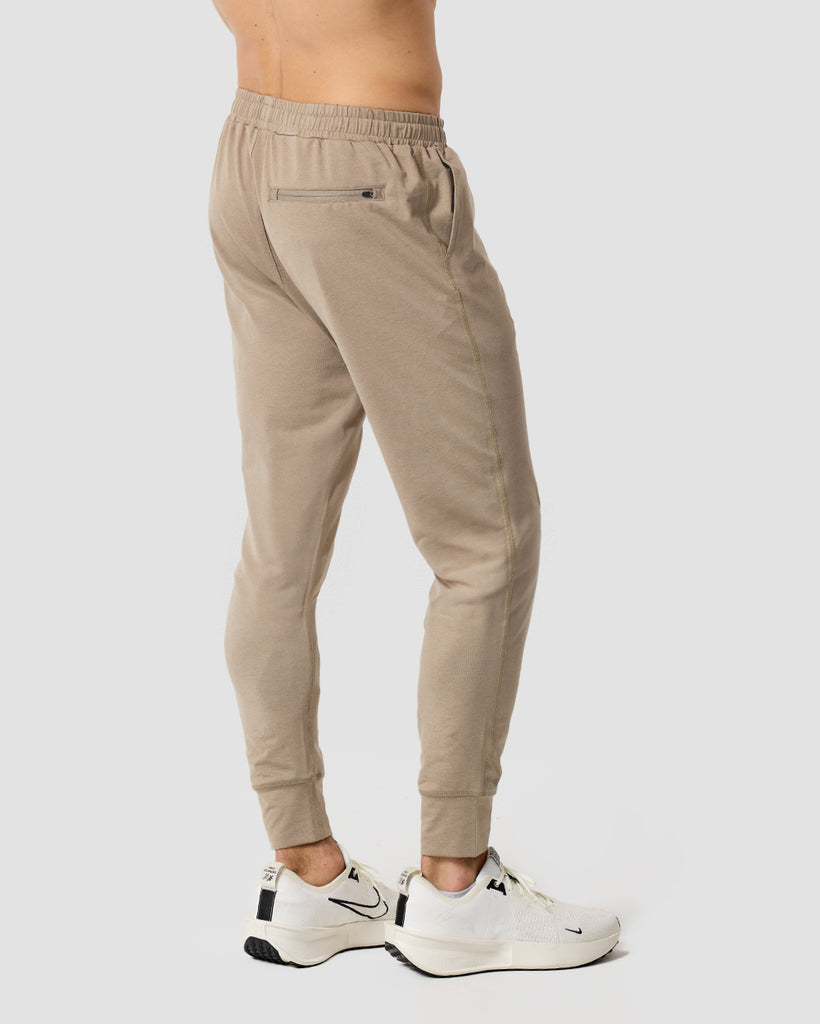 Daybreak Performance Joggers - Non-Branded-Taupe-Regular-Back--Zac---