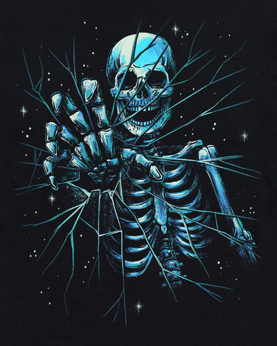 Death Reach Tee-Black-Regular-Swatch--Model---L