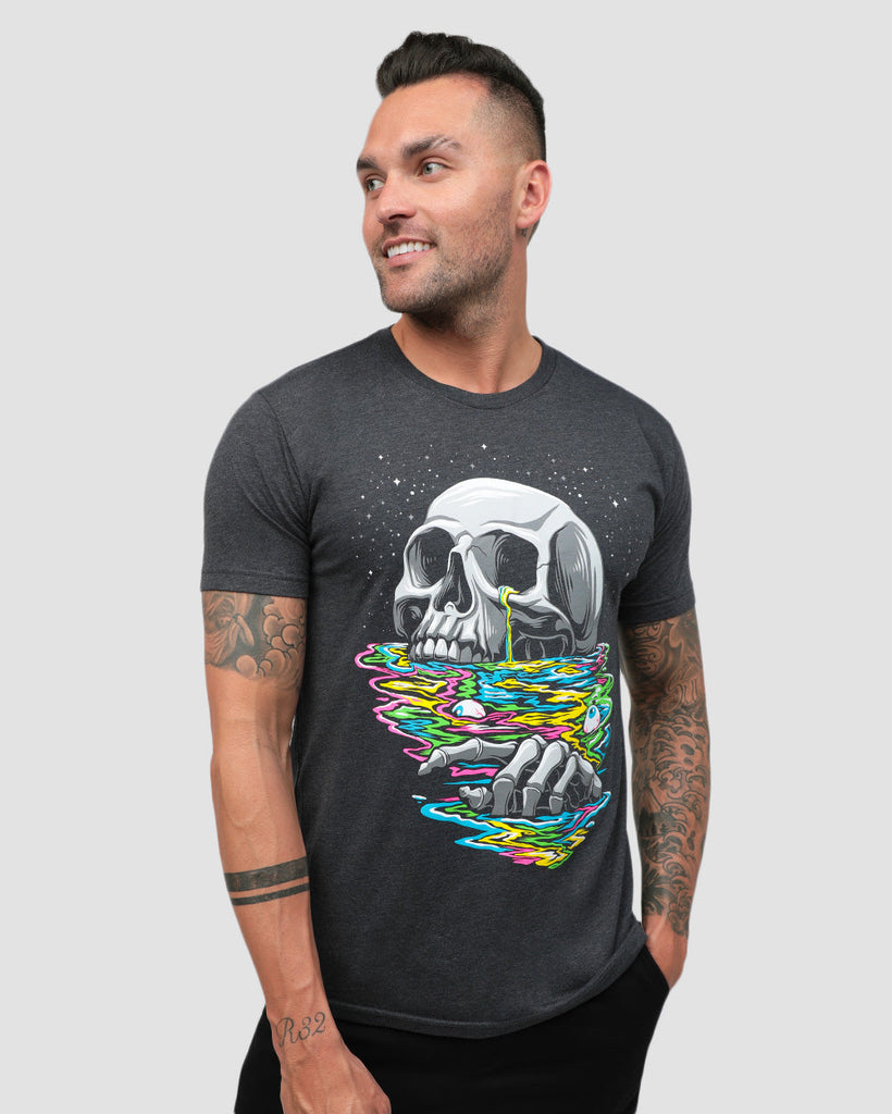 Death Wading Tee-Charcoal-Front--Zach---L