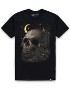 Death's Door Tee-Black-Regular-Mock--Model---L