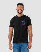 Diner Dreams Tee-Black-Regular-Front--Model---L