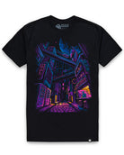 Electric Alley Tee-Black-Regular-Mock--Model---L