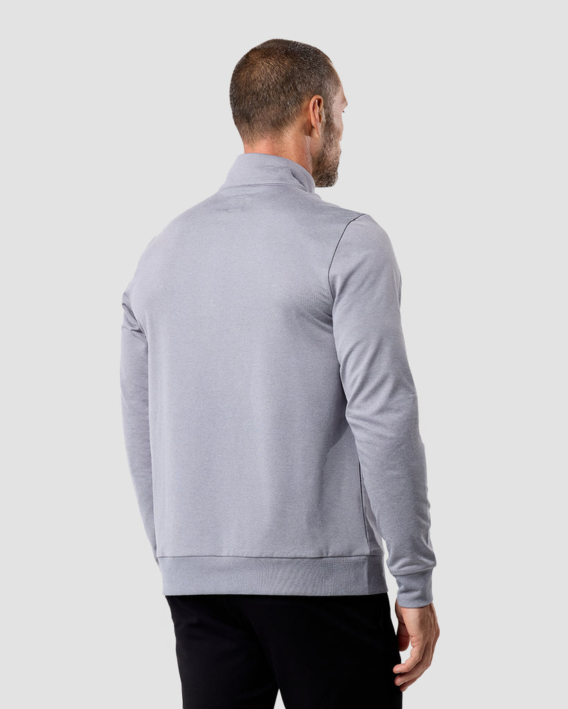 Endeavor Quarter Zip Tee - Non-Branded-Grey-Regular-Back--Zac---L