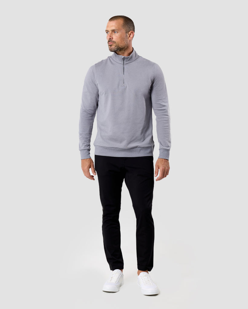 Endeavor Quarter Zip Tee - Non-Branded-Grey-Regular-Full--Zac---L