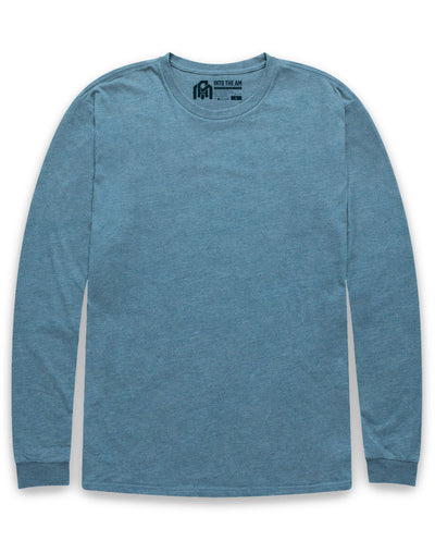 Long Sleeve Tee-Indigo-Tall-Regular-Mock--Model---L