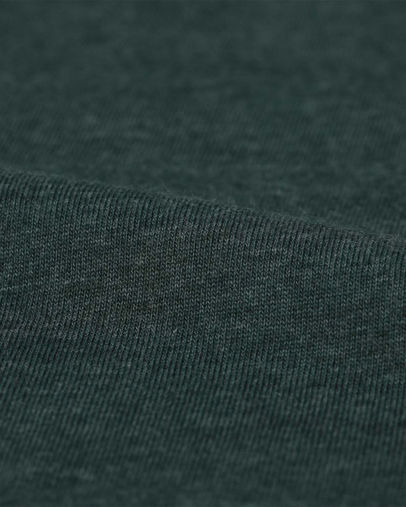 Basic Tee - Non-Branded-Forest Green-Detail--Alex---M