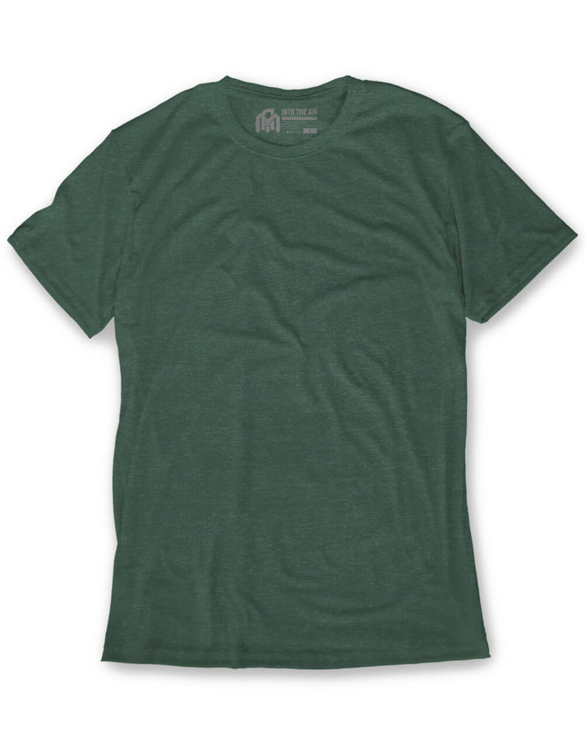 Basic Tee - Non-Branded-Forest Green-Mock--Alex---M