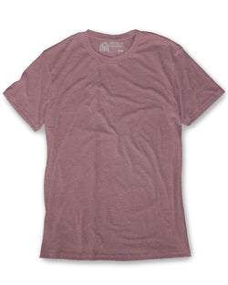 Basic Tee - Non-Branded-Heather Mauve-Mock--Alex---M