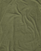 V-Neck Tee - Non-Branded-Olive Green-Regular-Detail--Model---L