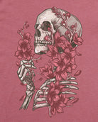 Eternal Blossom Tee-Heather Mauve-Regular-Swatch--Model---L