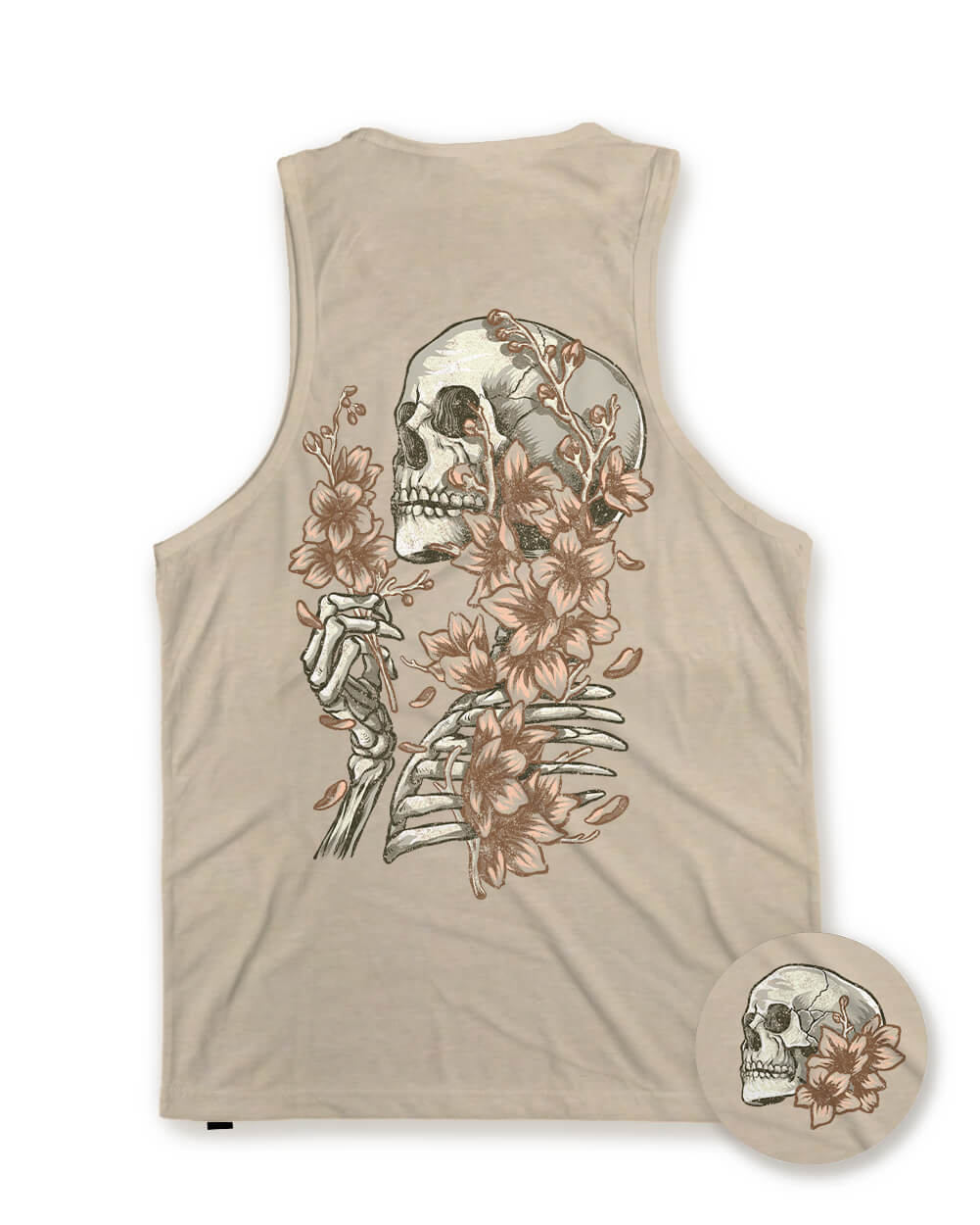Eternal Blossom Tank-Cream-Regular-Mock--Model---L