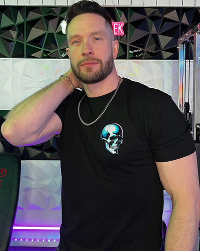 Eternal Champion Tee-Black-Regular-Lifestyle--Model---L