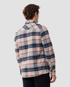 Fairbanks Flannel-Beige Multi Plaid-Regular-Back--Model---L