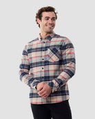 Fairbanks Flannel-Beige Multi Plaid-Regular-Front--Model---L