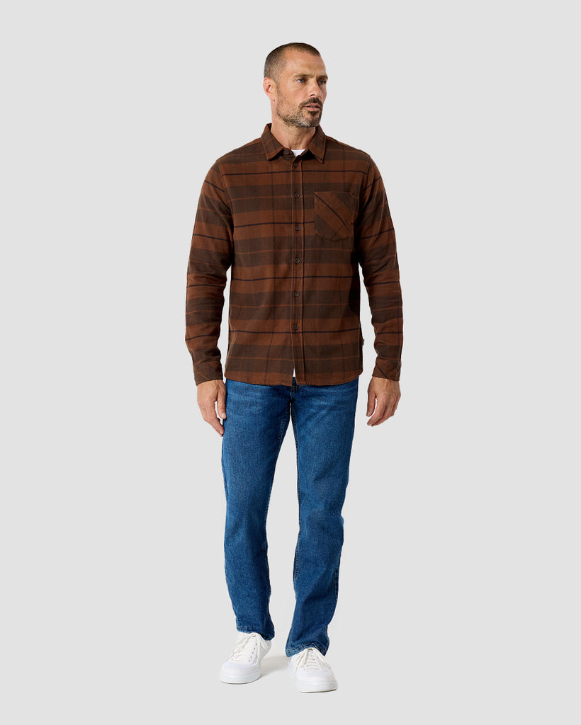 Fairbanks Flannel-Brown-Regular-Full--Zac---L