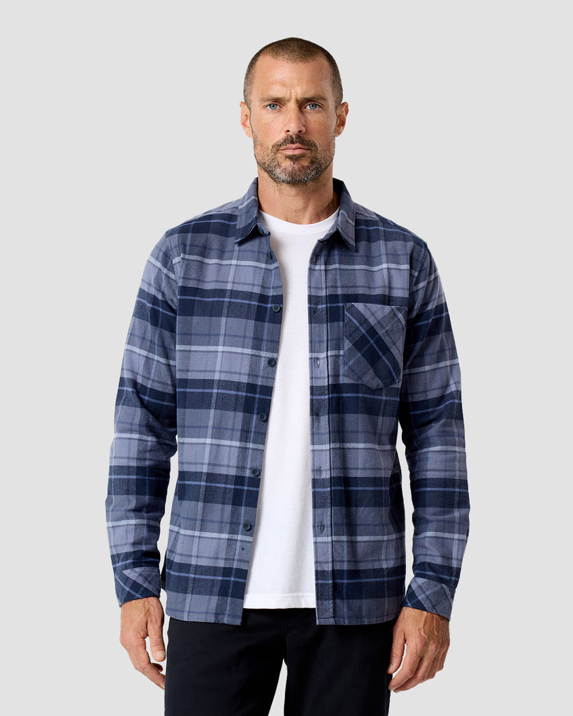 Fairbanks Flannel-Indigo Multiplaid-Regular-Front2--Zac---L