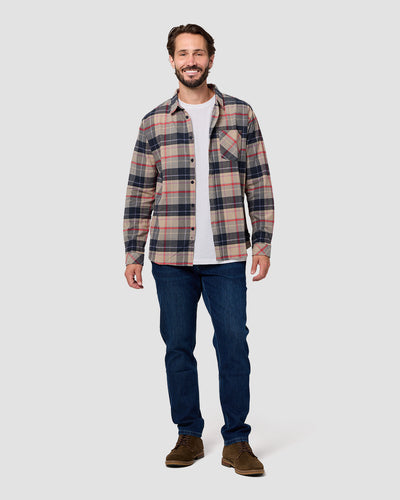 Fairbanks Flannel-Beige Multi-Regular-Full--Model---L
