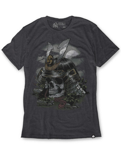 Fallen Honor Tee-Charcoal-Regular-Mock--Model---L