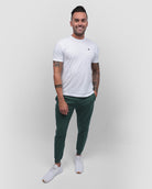 Fleece Joggers - Non-Branded-Forest Green-Full--Zach---L