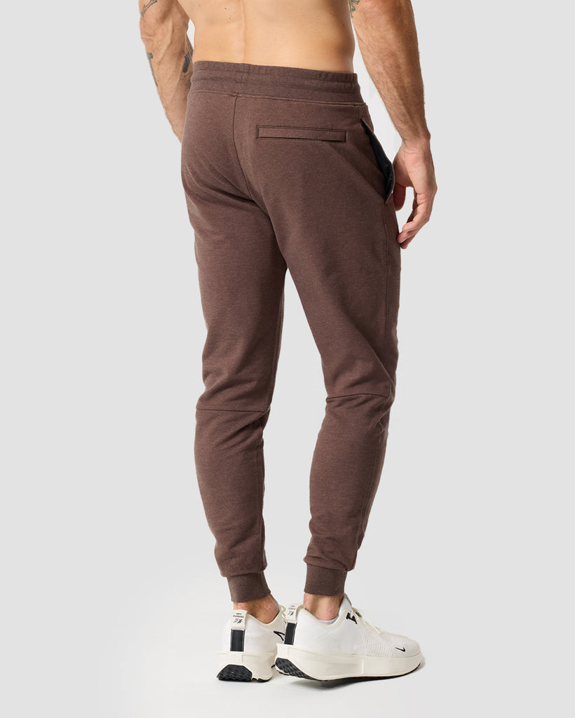 Fleece Joggers - Non-Branded-Brown-Regular-Back-Zac---32