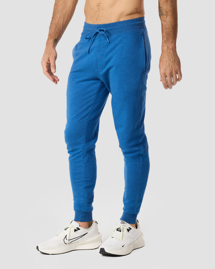 Fleece Joggers - Non-Branded-Cool Blue-Regular-Front--Zac---32