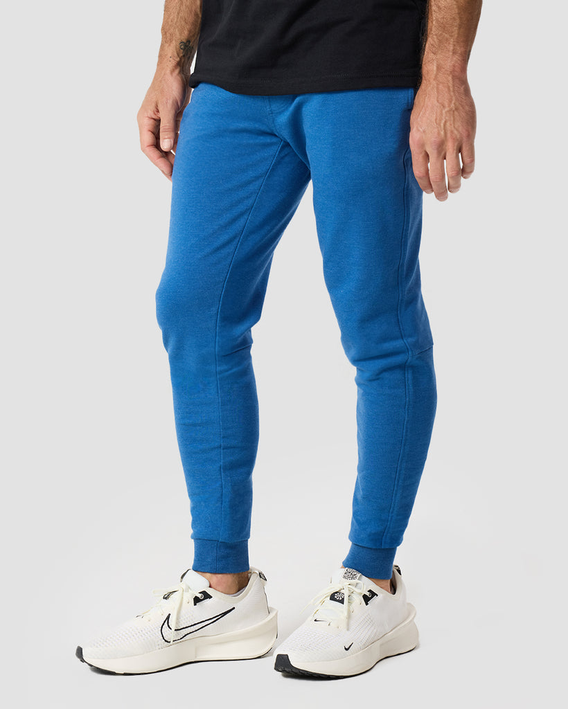 Fleece Joggers - Non-Branded-Cool Blue-Regular-Side--Zac---32