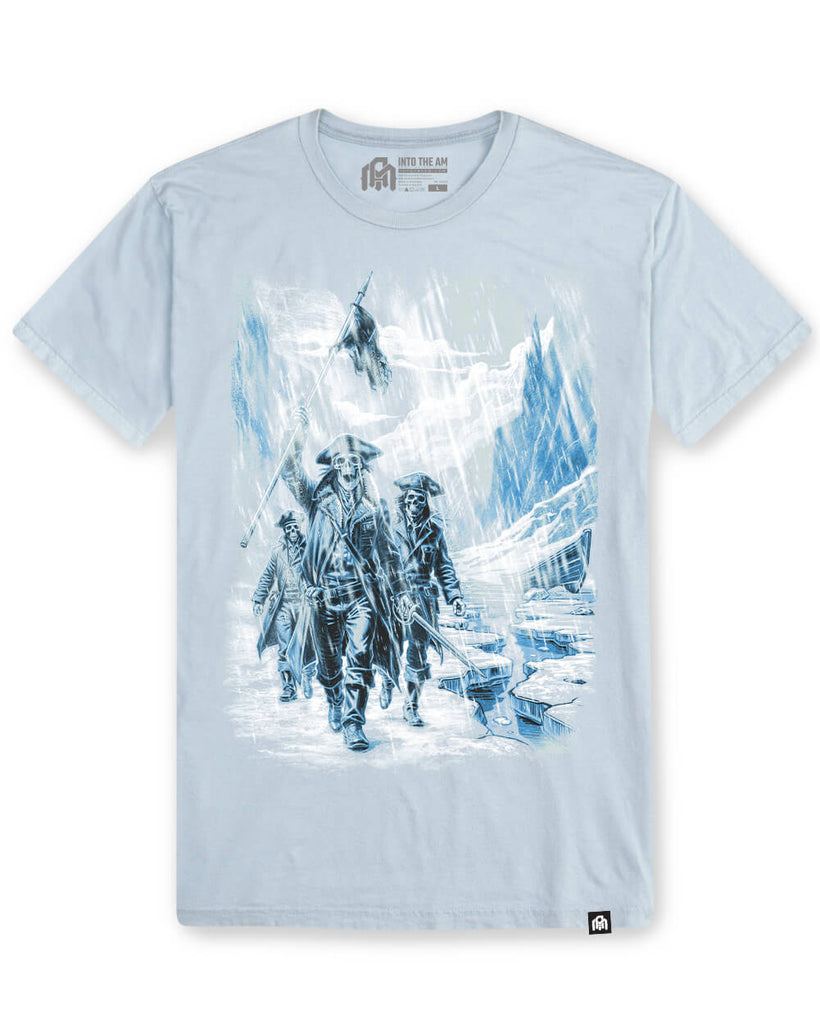 Frozen Plunder Vintage Tee-Vintage Stonewash Denim-Regular-Mock--Model---M