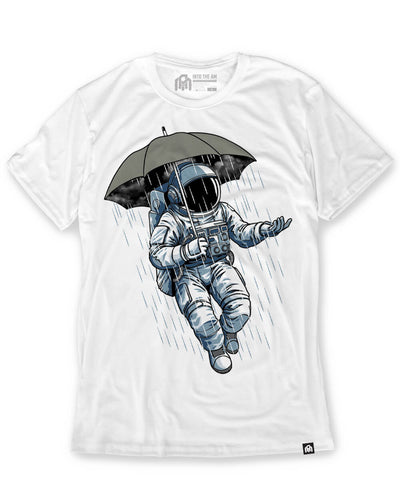 Galactic Rain Tee-White--Regular-Mock--Alex---M