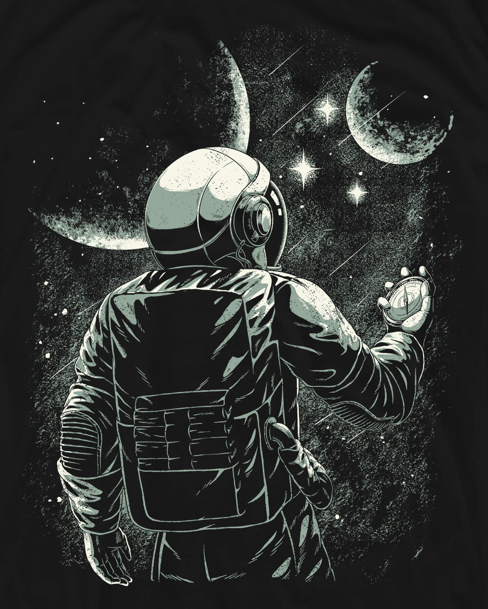 Galaxy Guide Tee-Black-Regular-Swatch--Model---L
