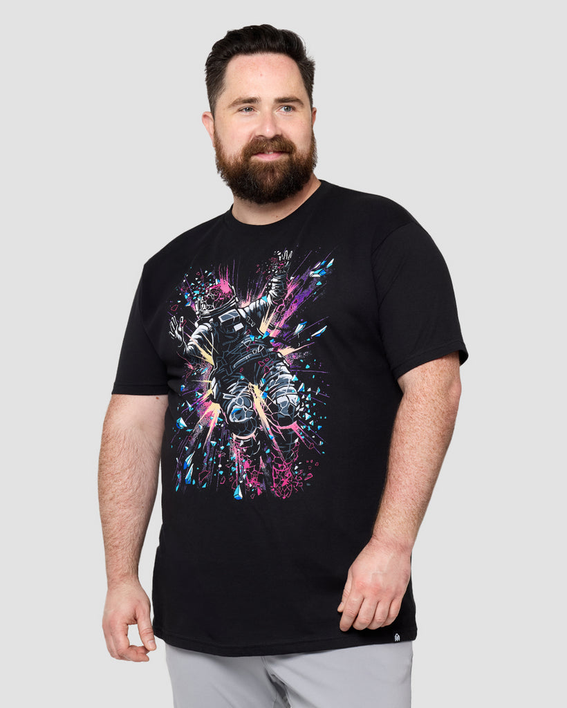 Galaxy End Tee-Black-Front--Ross---2XL