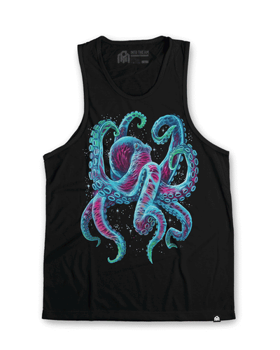 Gleaming Octo Glow-in-the-Dark Tank-Black-Regular-GIF--Model---L