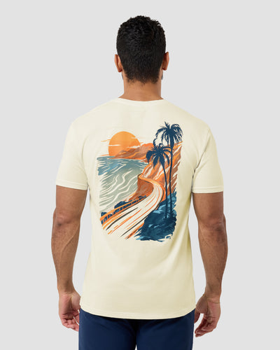 Golden Coast Vintage Tee-Vintage Natural-Regular-Back--Model---L