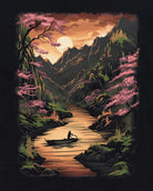 Golden Reflections Tee-Black-Regular-Swatch--Model---L