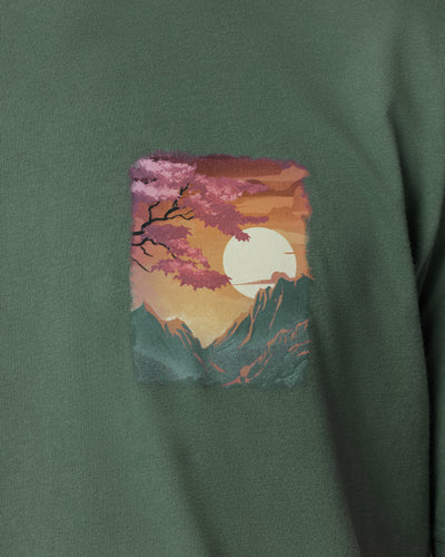 Golden Reflections Vintage Tee-Vintage Royal Pine-Regular-Detail--Model---L