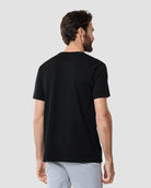 Golden Reign Tee-Black-Regular-Back--Model---L