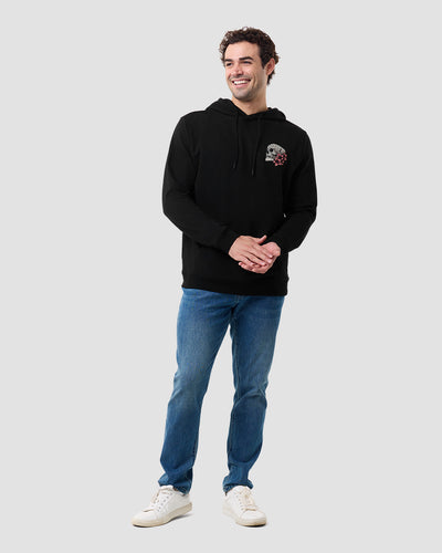 Eternal Blossom Hoodie-Black-Regular-Full--Model---L