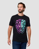 Alpha Roar Tee-Black-Regular-Front--Model---L