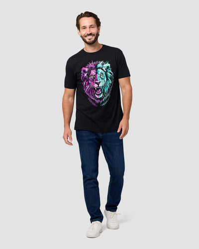 Alpha Roar Tee-Black-Regular-Full--Model---L