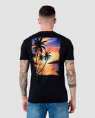 Amber Coast Tee-Black-Regular-Back--Model---L