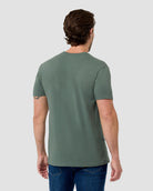 Aurora Lake Tee-Royal Pine-Regular-Back--Model---L