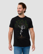 Bone Grove Tee-Black-Regular-Front--Model---L