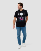 Celestial Pull Glow-in-the-Dark Tee-Black-Regular-Full--Model---L