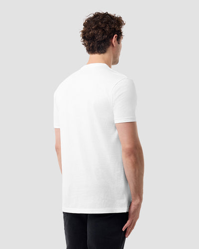 Crimson Blade Tee-White-Regular-Back--Model---L