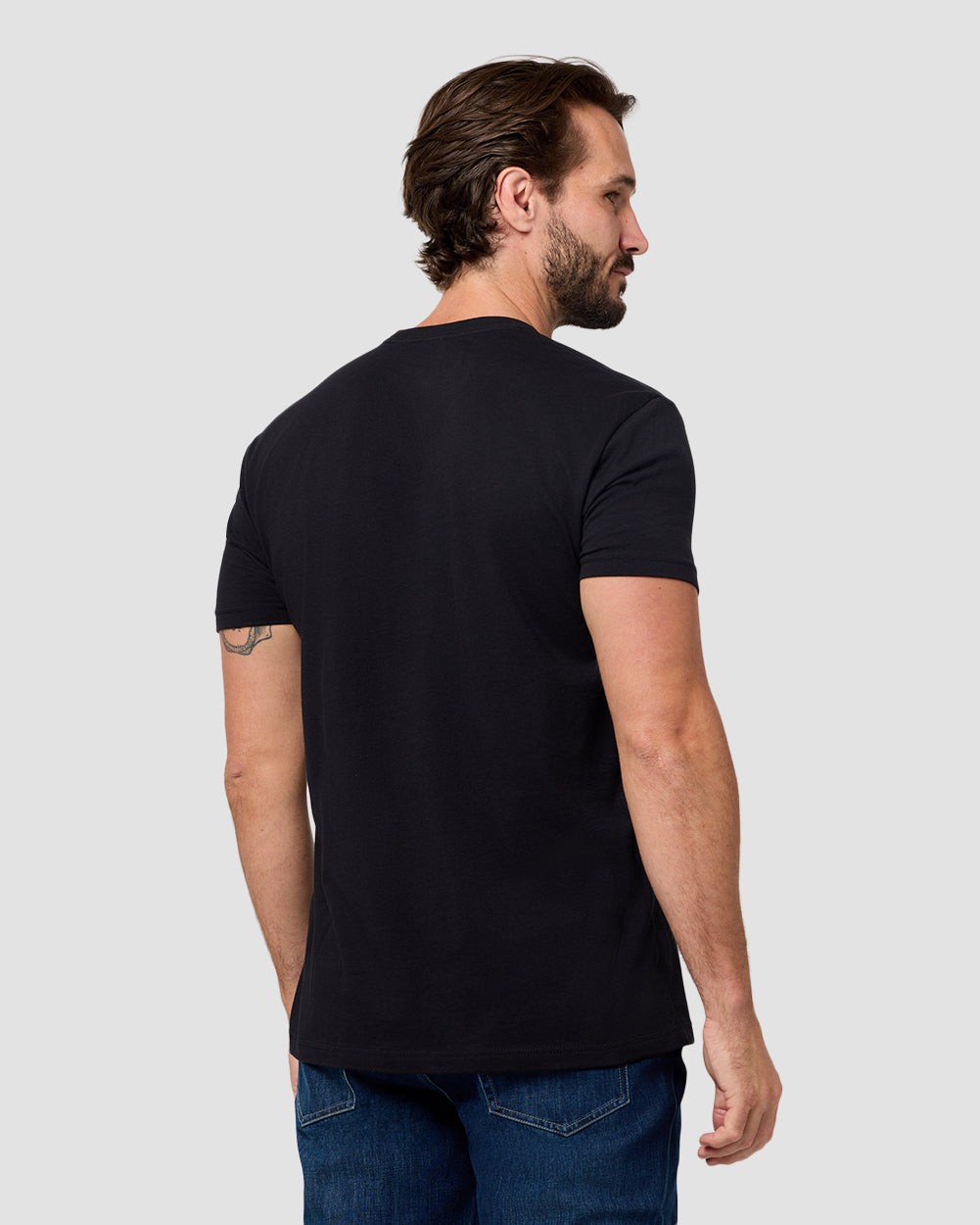 Dark Dominion Tee-Black-Regular-Back--Model---L