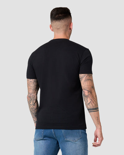 Death Reach Tee-Black-Regular-Back--Model---L