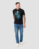 Death Reach Tee-Black-Regular-Full--Model---L