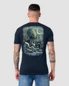 Deep Siege Tee-Sueded Navy-Regular-Back--Model---L