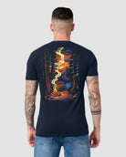 Alpine Rest Tee-Midnight Navy-Regular-Back--Model---L